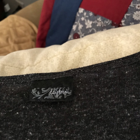 Dark Gray Daytrip Sequined Sweater - Picture 6 of 6